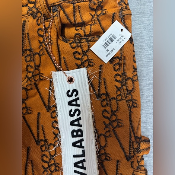 Valabasas V-Scrawl Stacked Flare Jeans - Picture 3 of 3